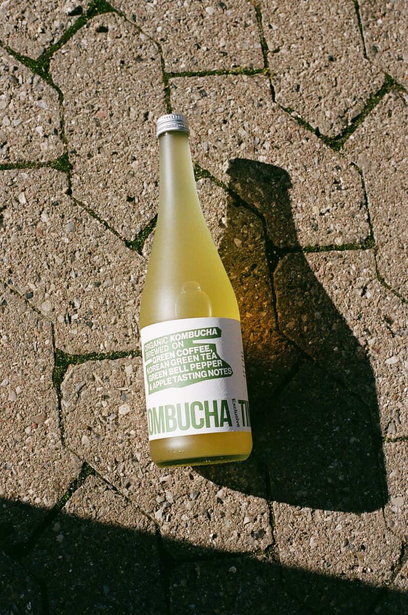 Grøn te, grøn kaffe Kombucha