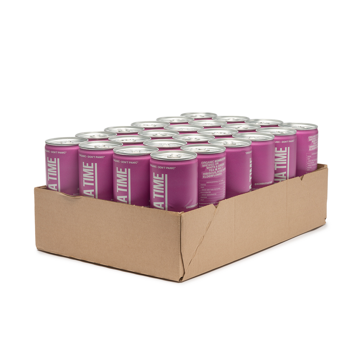 Hibiscus, hyben, hylde blomst kombucha / 24 stk