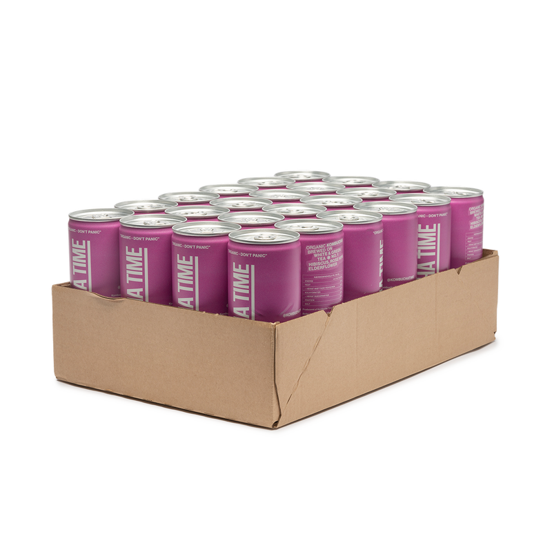 Hibiscus, hyben, hylde blomst kombucha / 24 stk